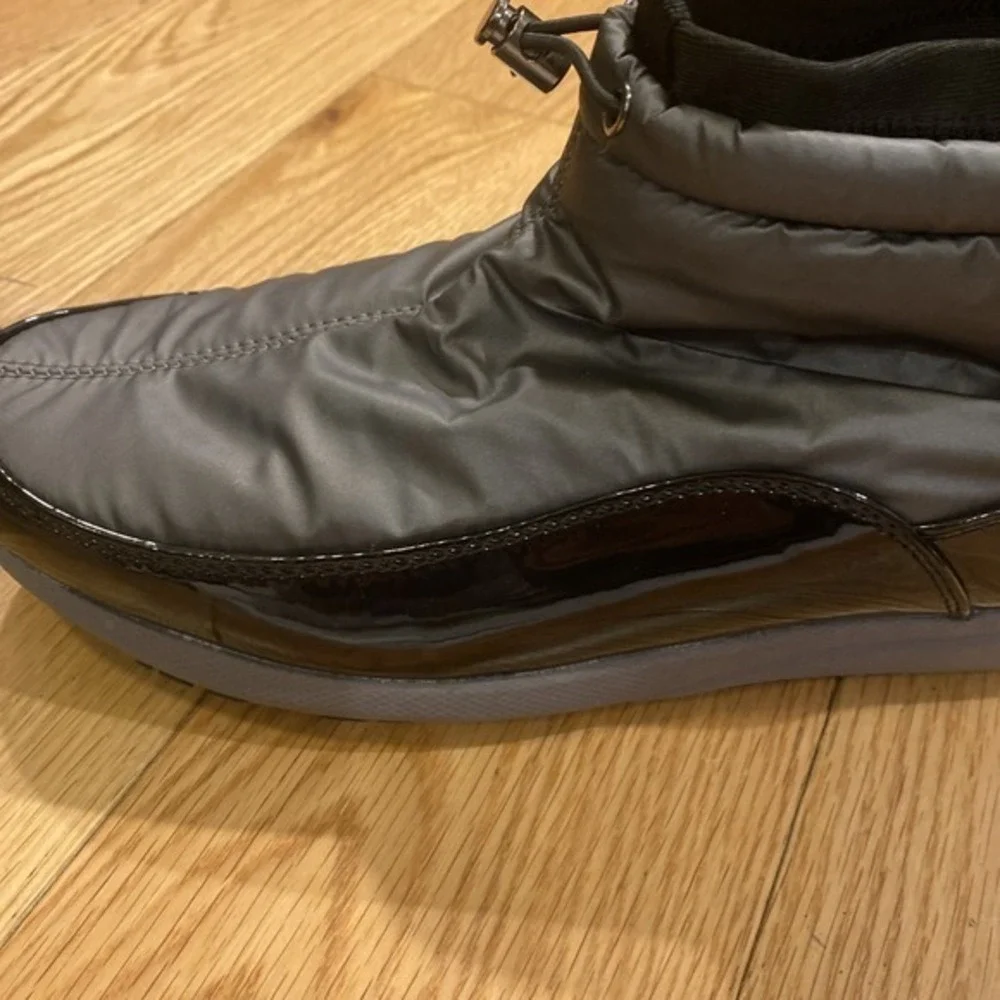 Sporto Women's 12M Waterproof Tracy Booties Gray blackSplit Toe Lined Boots 3541